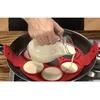 Newflippin رائعة وسيلة سهلة سهلة لجعل الفطائر المثالية نونستيك فطيرة صانع البيض خاتم صانع المطبخ الخبز قوالب RRB11724