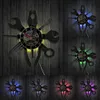 Strumenti per la riparazione dell'idraulico Luci notturne a LED Orologio da parete da registrazione Illustrazione Garage Wall Art Orologio Lampada da parete a sospensione esclusiva X07268723845