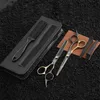 Ciseaux à cheveux ensemble de coiffure pour barbier Kit de coupe professionnel ciseaux amincissants peigne coupe de cheveux accessoires en tissu 3474254