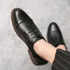 trend Beef tendon bottom wedding Shoes for Men Wear-resistant high quality flat Man Party dress Formal prom business Footwear large size :US6.5-US13