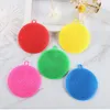 Silicone Dish Bowl Cleaning Cloths Brush Multifunction 5 colors Scouring Pad Pot Pan Wash Brushes Cleaner Kitchen Dishes Washing Tool WY1290