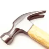 Multi-Function Safety Outdoor Nai Hammer 290mm / 320mm Naturligt trähandtag Stål Claw Hammer T2I52216