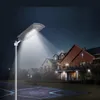 Augienb Solar Powered 20W / 40W / 60W COB LED Street Light Pir Motion Radar Sensor Vattentät Trädgårdslampa + Fjärrkontroll - 100cob