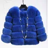 2-12 anni Giacca da pelliccia in finto pelliccia calda Elegante bambino per bambini in pelliccia di pelliccia per bambini abiti invernale Outwear a manica lunga TZ654 211023