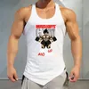 Mens Plus Size Tees Polos Tank Toppar Gym Fitness Men Kläder Bodybuilding Workout Fashion Top Musculation Stringer Singlets Ärmlös Tröja Väst