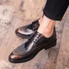 Scarpa per uomo Scarpe stringate da festa Uomo Scarpe oxford formali Eleganti scarpe da sposa nere in vernice Scarpe da uomo