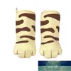 1ピース3D漫画動物猫の足のオーブンミッツロングコットンベーキング絶縁マイクロ波耐火性滑り手袋工場価格専門のデザイン品質最新のスタイル