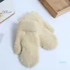 1 Pair Codzienne rękawiczki Na Zewnątrz Camping Faux Fur Kobiety Rękawiczki Miękkie Jeden Rozmiar Wygodne Protect Hands Winter Ciepłe Podróż Modne Pięć Palec