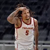 THR NCAA USC Trojans Basketball Jersey Эван Мобли Буги Эллис Чевес Гудвин Исаия Мобли Дрю Петерсон Бубакар Кулибали Макс Агбонкполо 32 Майо 1 Молодой