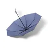 8 revben mini anti uv paraguas sol regn vindtäta ljus vikning bärbara paraplyer för kvinnor män barn