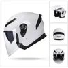 Capacetes de motocicleta 3/4 Meia cara ABS Capacete Dual Lente Motorbike Visores Duplos Moto Casque Para Mulheres / Homens