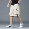 Sommer Casual Shorts Männer Taschen Schwarz Cargo Hosen für Männliche Mode Täglichen Sport Streetwear Techwear Army Beach 210714