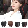 Seat Cushions Car Headrest Pad Memory Foam Travel Head Neck Rest Cushion Auto Mesh Pillow