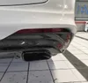 Par Single Car Ljuddämpare Avgasrör för BMW X3 X4 G01 G02 2018-2019 Originalstil Silver / Svart bakre avgaser