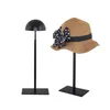 Chapeau en métal Présentoir Chapeau Perruque Titulaire Cap Riser Support Étagère Fenêtre Affichage Accessoires Table Stand en gros