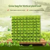 Eco-friendly non-woven Pots multi-port vertical wall-mounted planting bag Greening plant wall three-dimensional grow bags