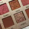 Palette de fards à paupières glacés, mélange parfait de paillettes, mat, longue durée, pigments nus, maquillage, cosmétiques