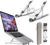 Portable Alloy Laptop Stand Tablet PC Tillbehör 7 Hastighetsjusterbar höjd Enkel att använda Ergonomisk och glidbar nästan bra för bärbara datorer Load 20kg Datorer står