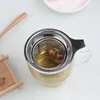 Återanvändbar Rostfritt Stål Tea Silver Mesh Infuser Korg Lös Tea Leaf Infusers Herb Filter För Mugg Tekanna Tea Tillbehör RRF12780
