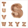 الإبداعية خشبية إلكتروني أصبع البنك الإحسان شفاف لوحة عملة الادخار مربع حزب عيد هدية
