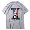 Miss Me Yet 2024 Trump Back T Shirt Unisex Women Men Designers T shirt Casual Sports Letters printing Tee Tops sweat shirt plus si8969008