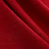 {byetee} Faux Cotton Linen Curtain Modern Rustic Red Quality Stitching Living Room Curtains Fabrics Kitchen Door Curtains Drapes 210712