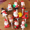 Outros suprimentos festivos de festas resina árvore de natal Papai Noel veado bolo topper ano decoração diy cozimento 2022 xmas sobremesa cupcake