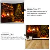 Tapestries 1pc Christmas Styled Tapestry Home Decoration Cloth Wall Hanging