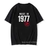 T-Shirt vintage avec impression rétro, cadeau d'anniversaire, grande taille, pour mari et papa, 1975, 1976, 1977, 1978, 1979, G1222
