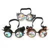 Lunettes Steampunk lunettes de soleil hommes femmes kaléidoscope Rave Festival lunettes holographiques rétro fête Cosplay lunettes lunettes