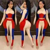 Femmes Survêtements Wto Piece Set Designer Slim Sexy Joggers Costumes Paneled Contrast Stitching Outfits Hip Tight The New Listing Sportwear