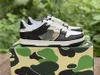 2022 Release Sole Authentique Sta Chaussures Star Camouflage Noir Blanc Marine Bleu Burst Baskets Sports De Plein Air Baskets Avec Boîte D'origine US4-12 Bapesta