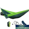 2 People Portable Parachute Hammock Outdoor Survival Camping Hammocks Garden Leisure Travel Double hanging Swing 270cmx140cm Factory price expert design Quality