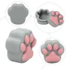 3 ml silikonbehållare nonstick burkar röker containrar dab fodral för förångare vax oljebox katt paw5321154