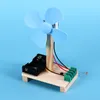 Creatieve nieuwe student DIY lichtregeling fan handgemaakte materialen om kleine productie puzzel model speelgoed Wetenschap te assembleren