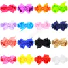 Grosgrain Ribbon Bows Headband Fashion Handmade Crochet Baby Girls Hairband Bowknot Hair Accessories Holiday Gifts 16 Colors