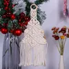 Tapisserier julgran tapestry handvävd kreativ spetsvägg hängande bohemisk dekoration hemvist sovsal lägenhet sovrum huvudskivan