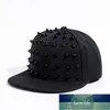 Unisex Punk Kirpi Şapka Kişilik Caz Snapback Spike Çivili Perçin Spiky Beyzbol Şapkası Hip Hop Kaya Dansı Bons Baba Şapka Fabrika Fiyat Uzman Tasarım Kalitesi