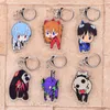 EVA Sleutelhanger Dubbelzijdig Acryl Cartoon Sleutelhanger Hanger Anime Accessoires Sleutelhanger G1019