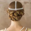 Pinces à cheveux Barrettes Boho mariée mariage tête chaîne strass bijoux pour femmes goutte d'eau cristal accessoires cadeaux