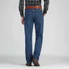 Män Bomull Straight Classic Jeans Spring Autumn Male Denim Pants Overaller Designer Högkvalitativ storlek 28-211111