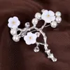 Broches, Broches TERRECE Coquillages Exquis Prune Branches Bijoux Perles Broche Broches Pour Femmes Accessoires De Mariage 2532