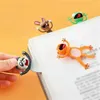 Bookmark 8 pcs bookmarks de animais 3d desenhos animados estéreo adorável novidade engraçado estudante de papelaria presente para crianças (h)