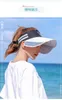 Nowe Sportowe Kobiety Lato Outdoor Sun Kapelusz Rozciągliwy Pusty Top Sun Visor Czapki UV Kapelusz Duży Brim Sun Hat