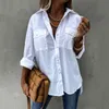 Casual Biała Bluzka Koszula Chic Streetstyle Shirt Damska Bluzka Koszule Spadki Topy Dla Kobiet Ubrania Blusas Mujer De Moda 210415