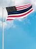 Blue Red Black Line Flag USA 90*150cm 3*5ft Custom Banner Metal Holes Grommets Indoor And Outdoor can be Customized