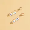 Nowy Modny Block List Pin Niezwykłe Kolczyki Dla Kobiet Brinco Dangle Akrylowe Kolczyki 2021 Trend Kobiet Ear Jewelry Nowy