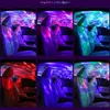 Carro USB LED Luzes Luzes Efeito Efeito Karaoke Atmosfera Lâmpada 4W 5 V Portátil Disco De Disco Colorido Laser DJ Disco Light Music