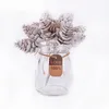 10 pçs / pacote artificial plantas falsificadas pinho cone flores decorativas grinaldas de natal decoração DIY DIY presentes artesanais Pompon Gc674
