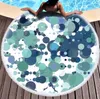 Последний 150см круглый напечатанный пляжный полотенце, красочные микрофибры стиля фламинго, кисточки чувствуют себя мягко, поддерживают пользовательский логотип